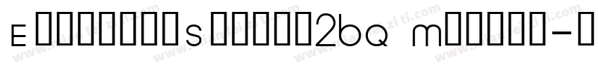 EnglisheScript2BQ Medium字体转换